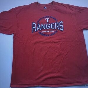 Texas Rangers Red Graphic Tee